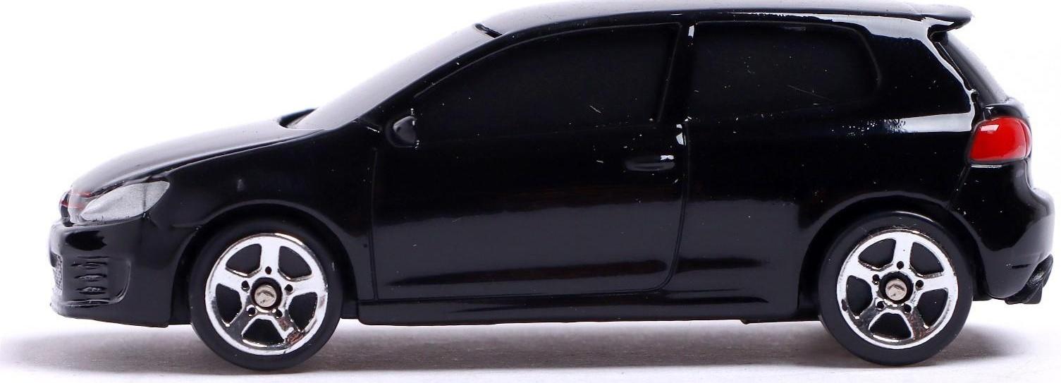 Машина металлическая VOLKSWAGEN GOLF GTI, 1:64, цвет чёрный