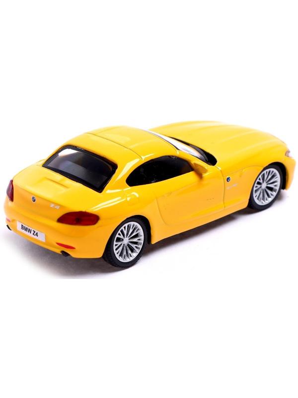 Машина металлическая BMW Z4, 1:43, цвет жёлтый