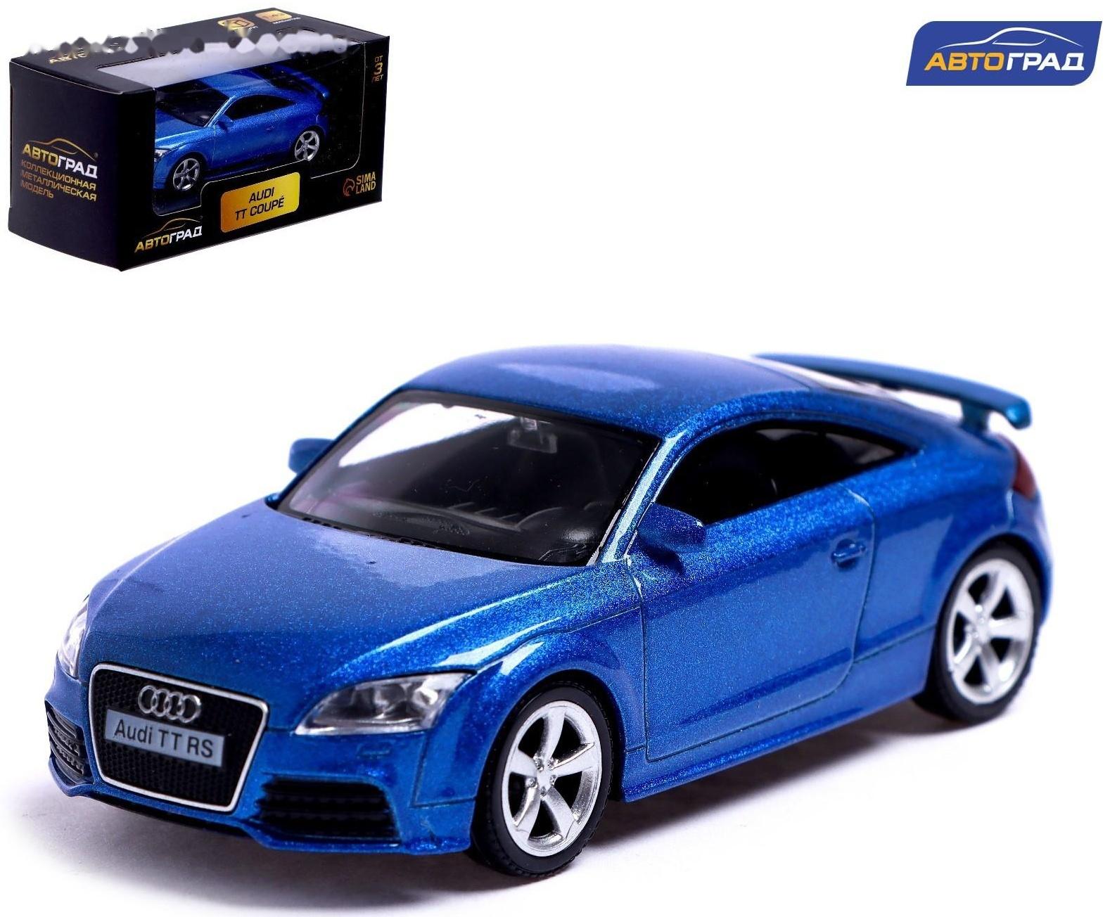 Машина металлическая AUDI TT COUPE, 1:43, цвет синий