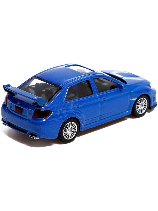 Машина металлическая SUBARU WRX STI, 1:43, цвет синий