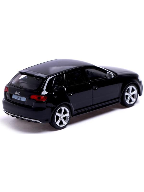 Машина металлическая AUDI RS3 SPORTBACK, 1:43, цвет чёрный