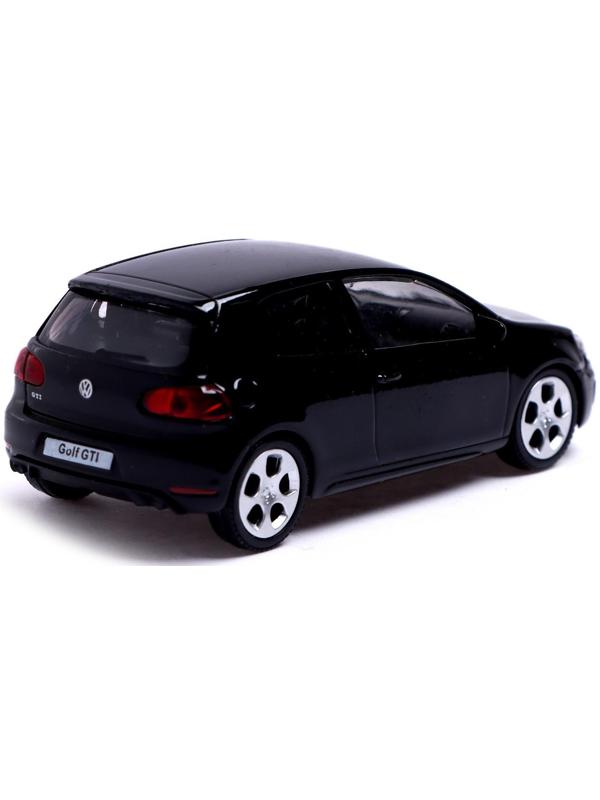 Машина металлическая VOLKSWAGEN GOLF GTI, 1:43, цвет чёрный