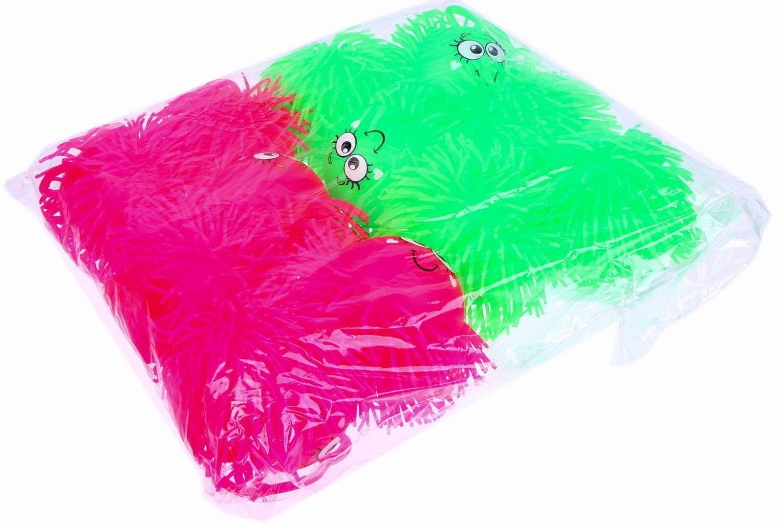 Ежка «Диля», резиновый, световой, цвета МИКС, d=9 см