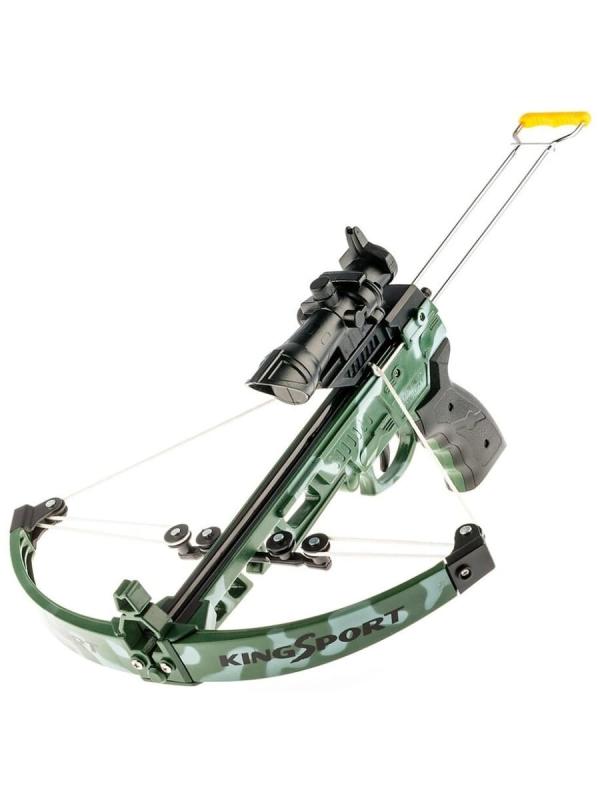 Игрушечный оружие Арбалет «Камуфляж» 35881L, с мишенью и стрелы