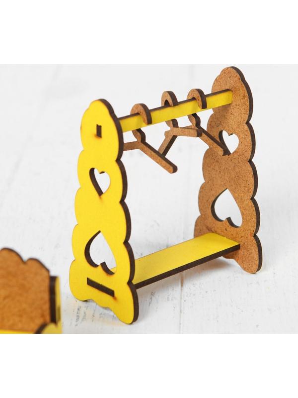 Набор деревянной мебели для кукол «Спальня»