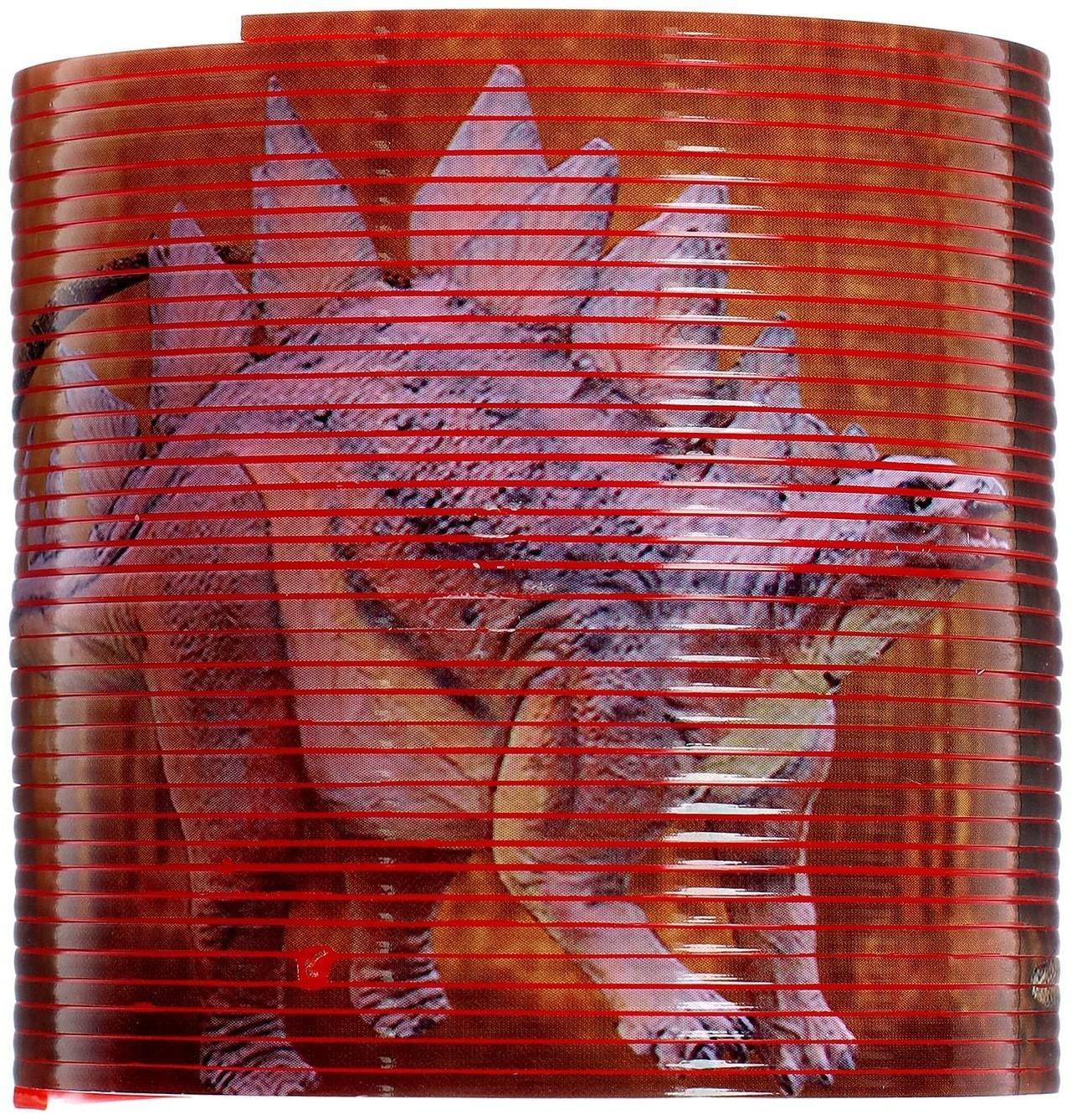 Пружинка-радуга «Динозавры», 6,2х6,2х6,2 см