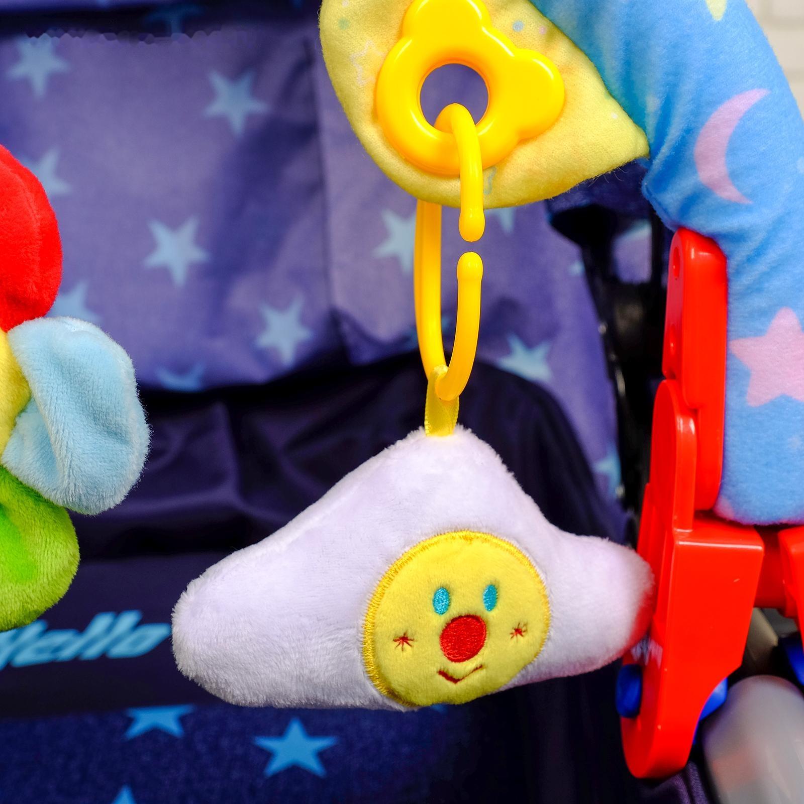 Дуга игровая мягкая на коляску/кроватку «Мягкие друзья», 27 - 38 см