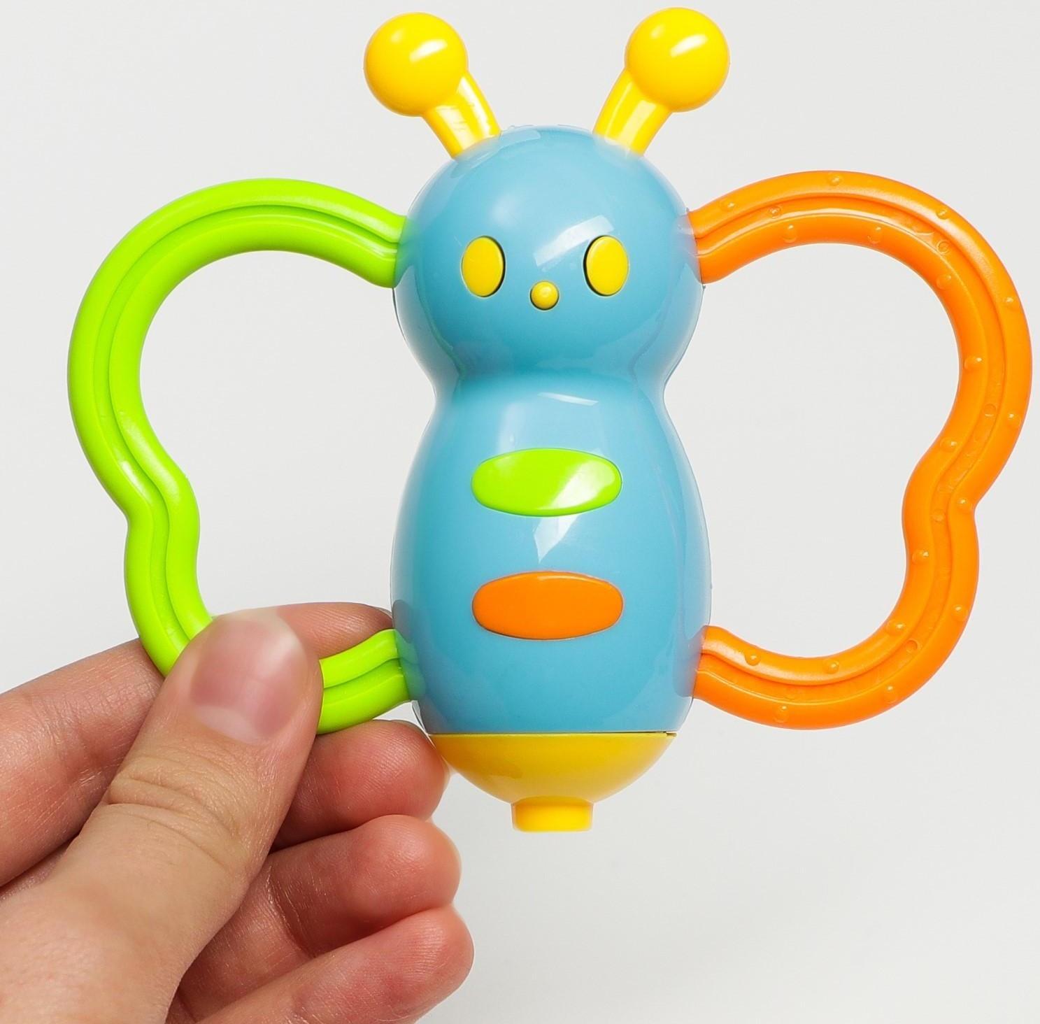 Погремушка «Бабочка-дудочка» цвет МИКС