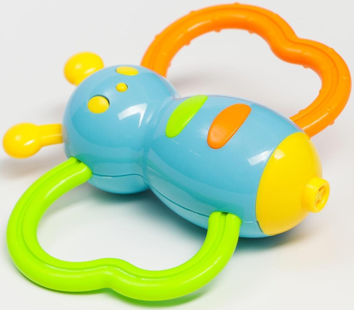 Погремушка «Бабочка-дудочка» цвет МИКС