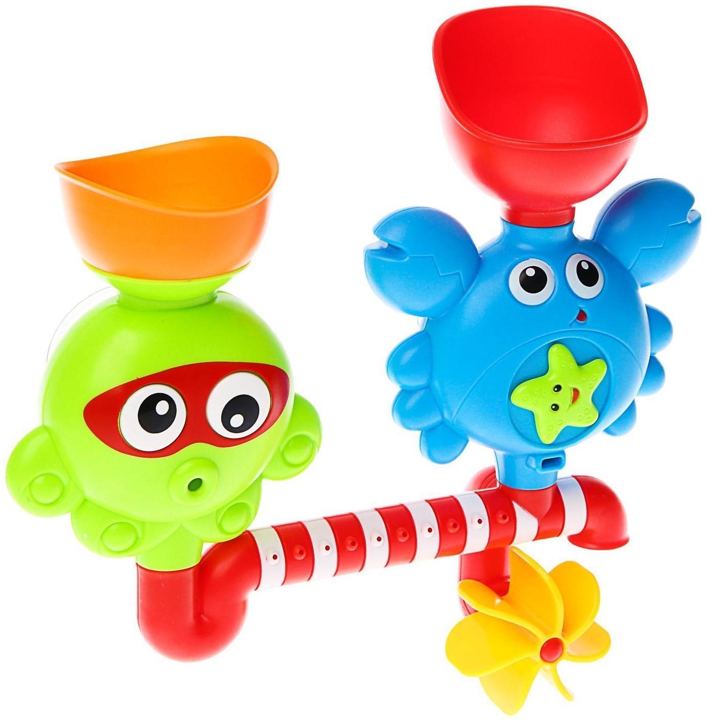 Игрушка для игры в ванне «Водная забава», на присоске, цвет МИКС