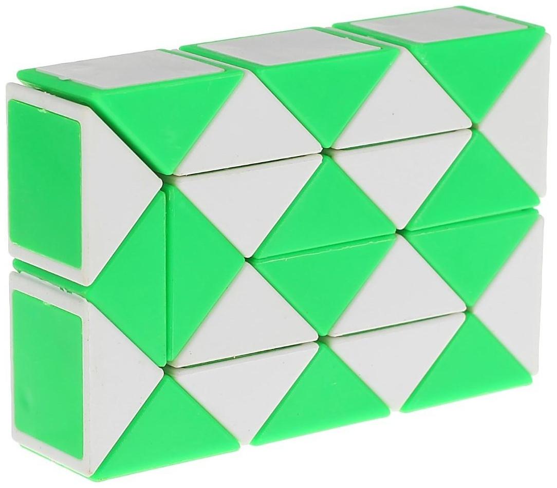 Головоломка «Змейка», цвет зелёный