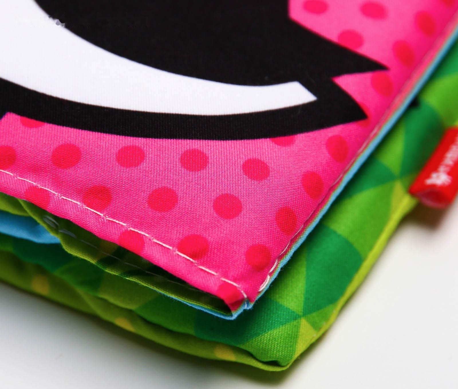 Мягкая книжка-бортик на кроватку «Малыши», 14 х 14 см, с шуршалкой