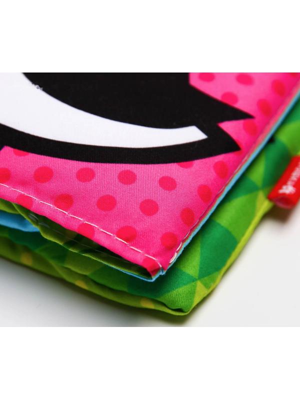 Мягкая книжка-бортик на кроватку «Малыши», 14 х 14 см, с шуршалкой