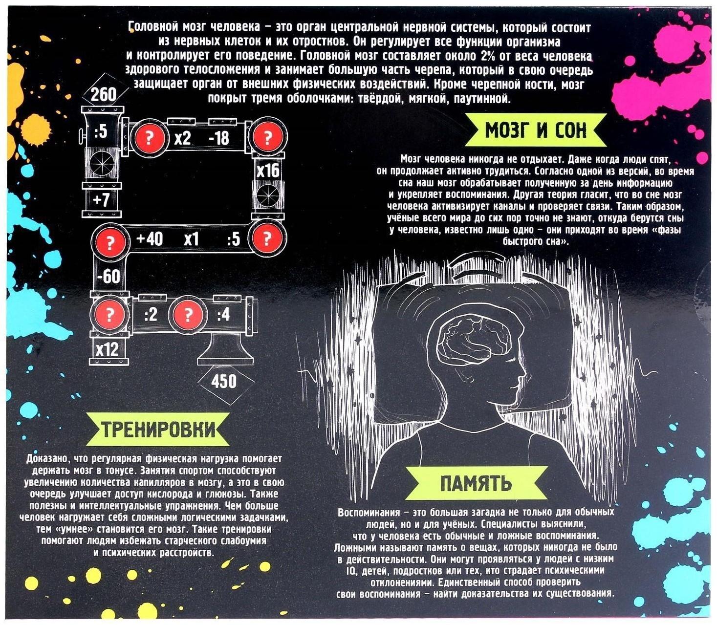 Головоломка металлическая «Мозг человека» набор 5 шт.