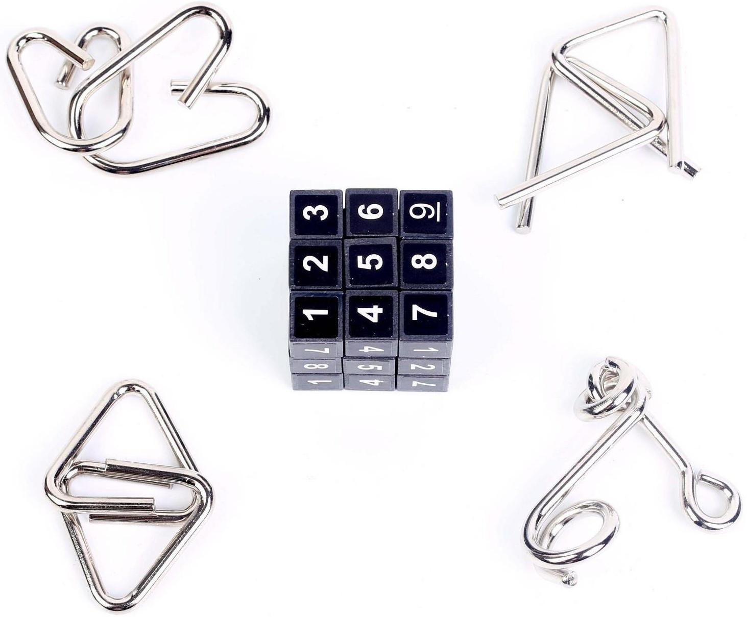 Головоломка металлическая «Тайны сообщества» набор 5 шт.