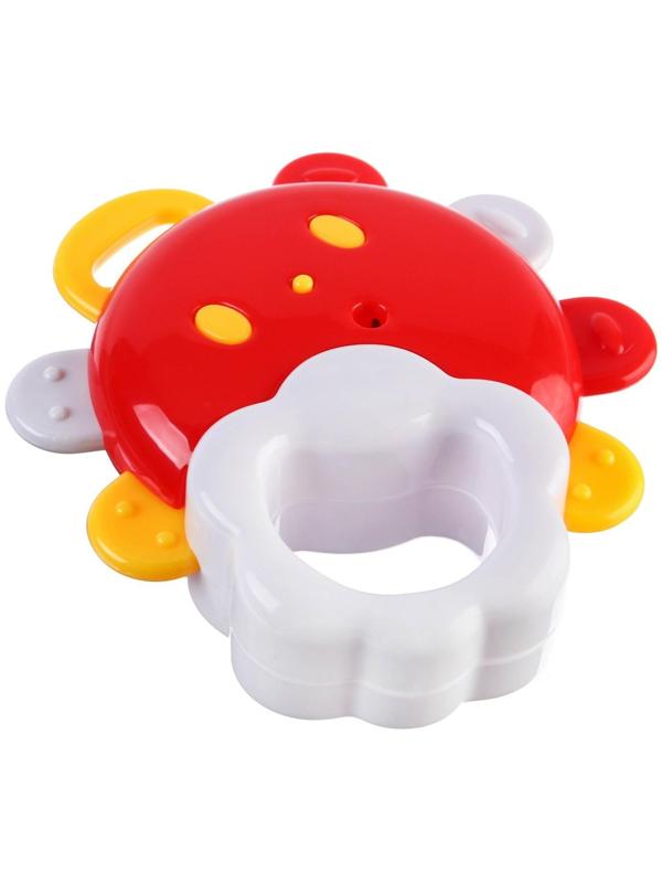 Погремушка «Солнышко» с зеркалом и эластичными элементами