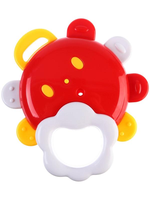 Погремушка «Солнышко» с зеркалом и эластичными элементами