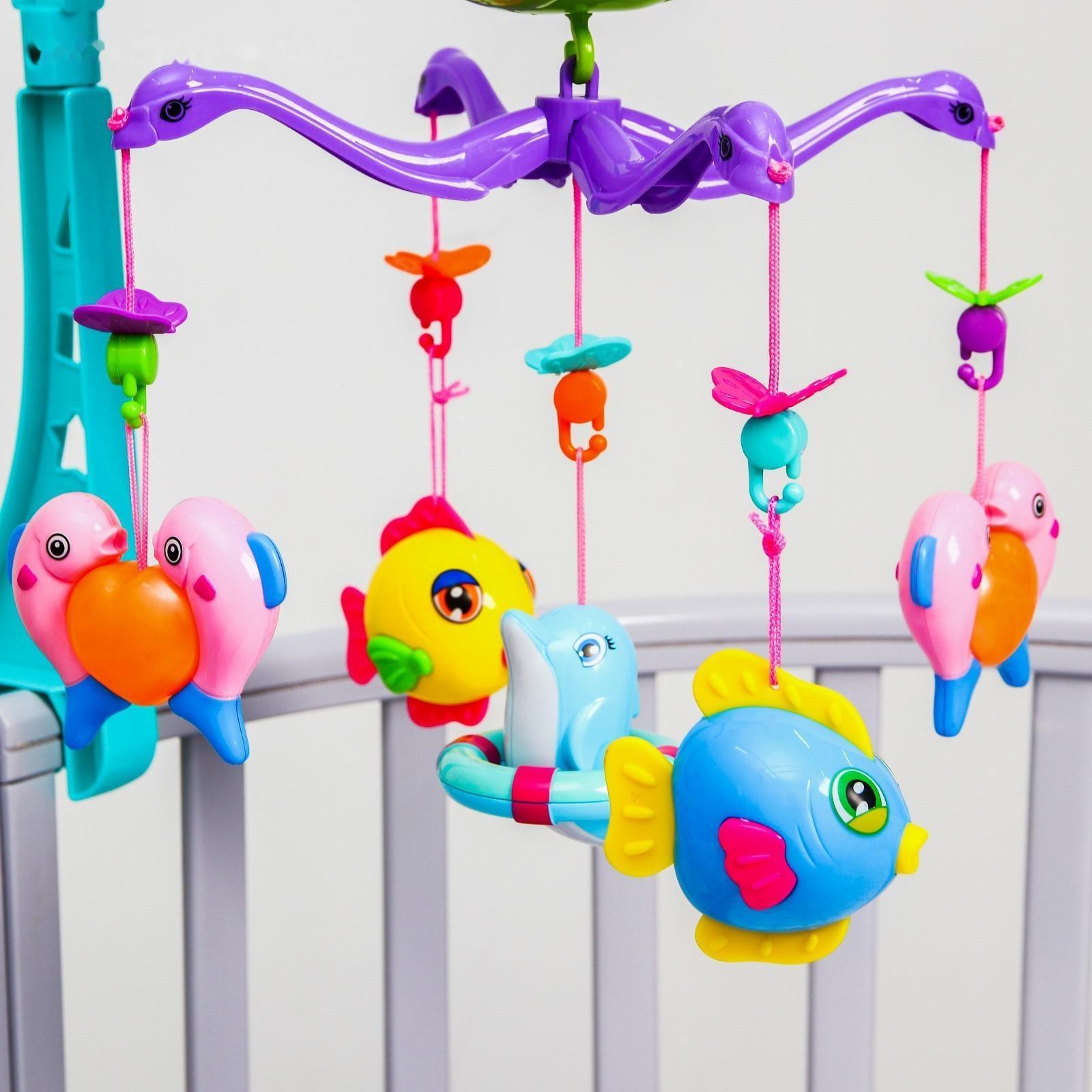 Мобиль музыкальный «Совушка», работает от батареек