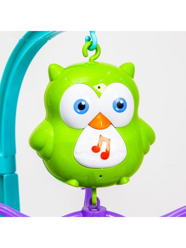 Мобиль музыкальный «Совушка», работает от батареек