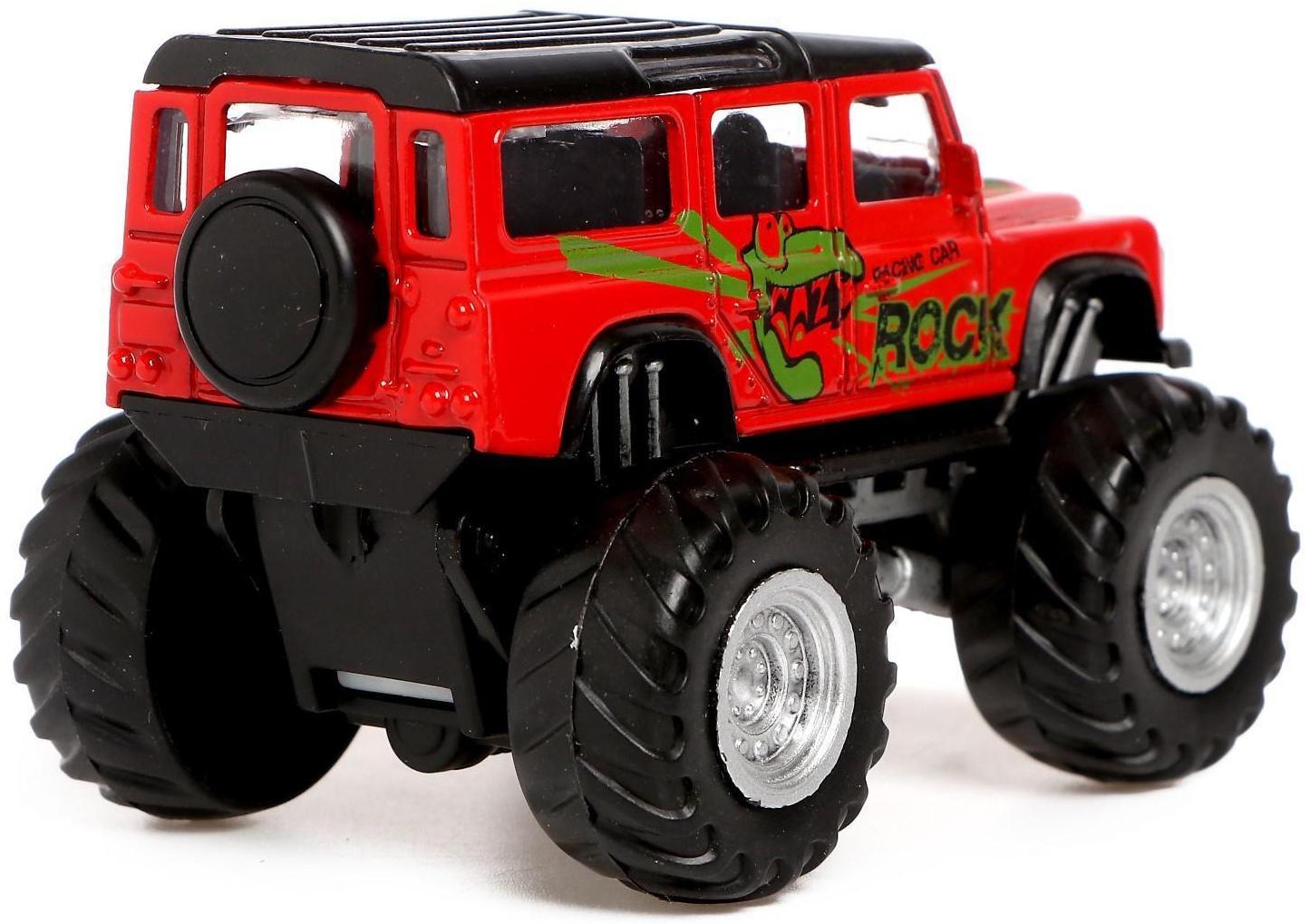 Машина металлическая «Биг-фут», инерционная, МИКС