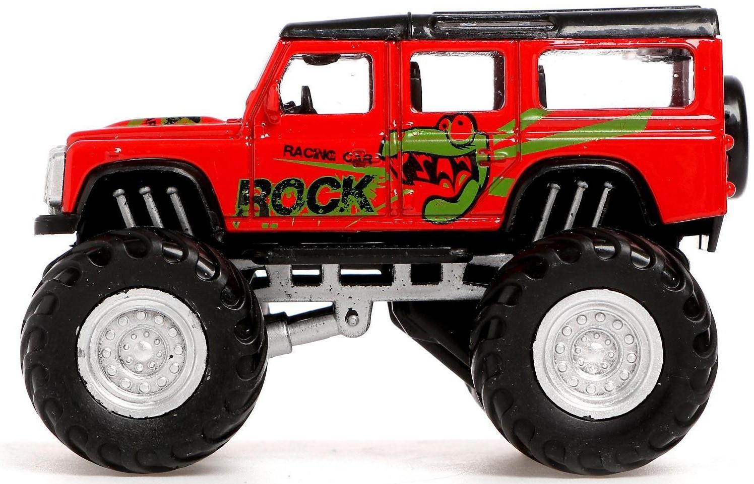 Машина металлическая «Биг-фут», инерционная, МИКС