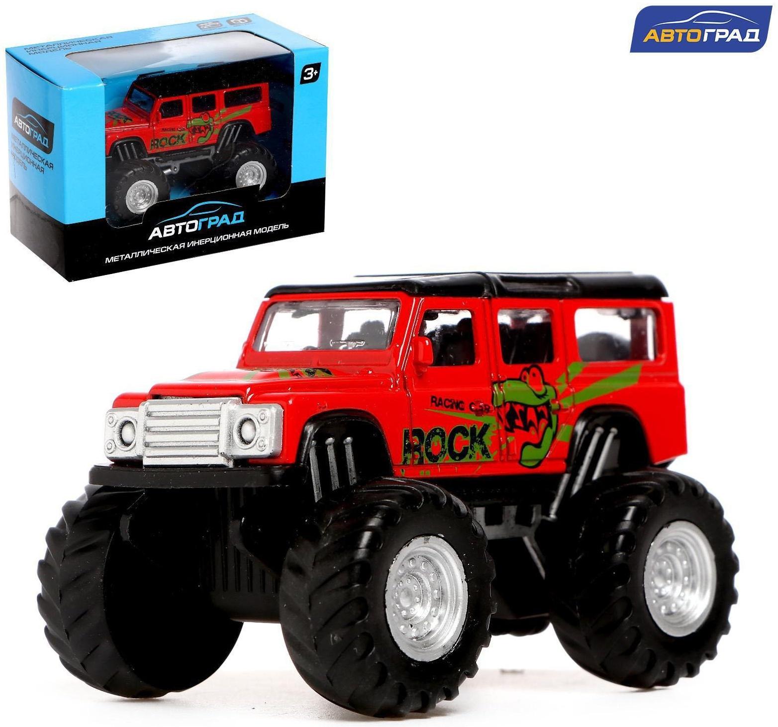 Машина металлическая «Биг-фут», инерционная, МИКС