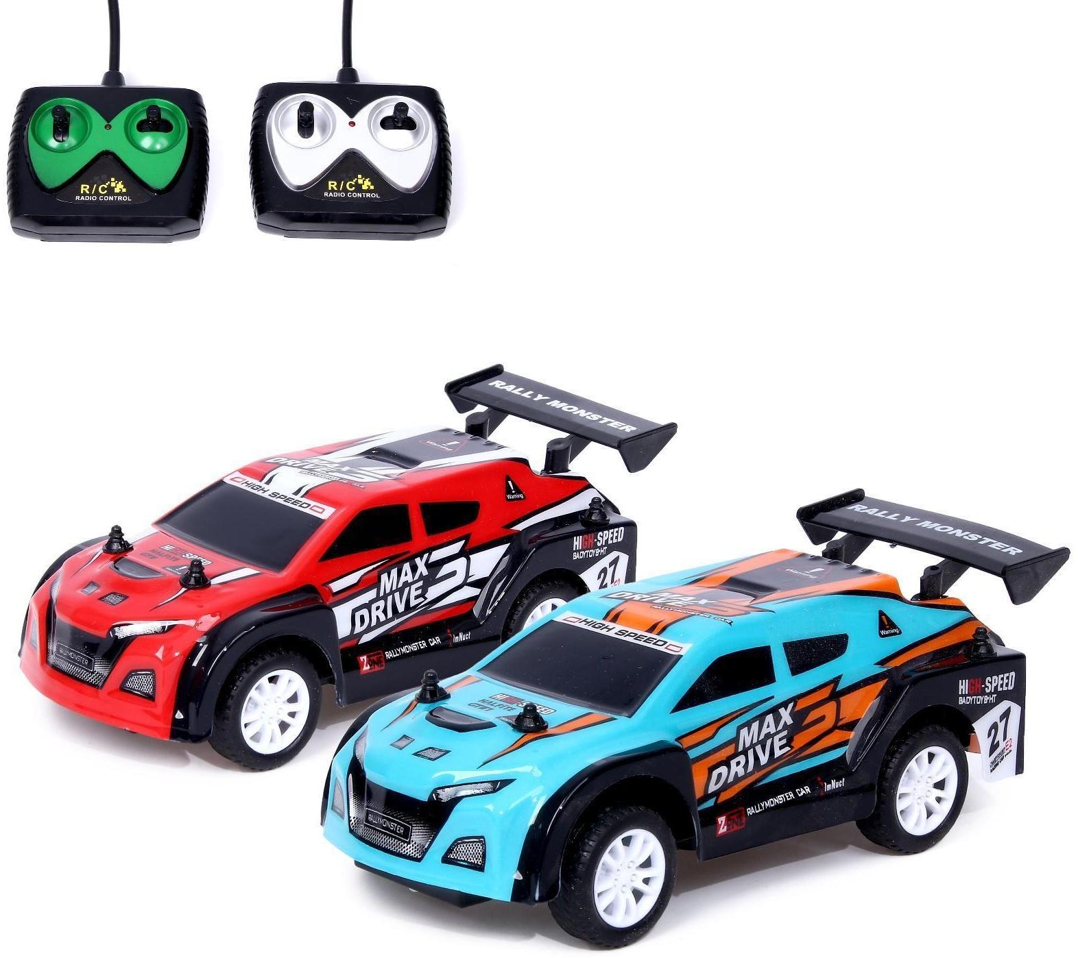 Набор машин радиоуправляемых «Ралли монстры», 2 шт., масштаб 1:26, работают от батареек