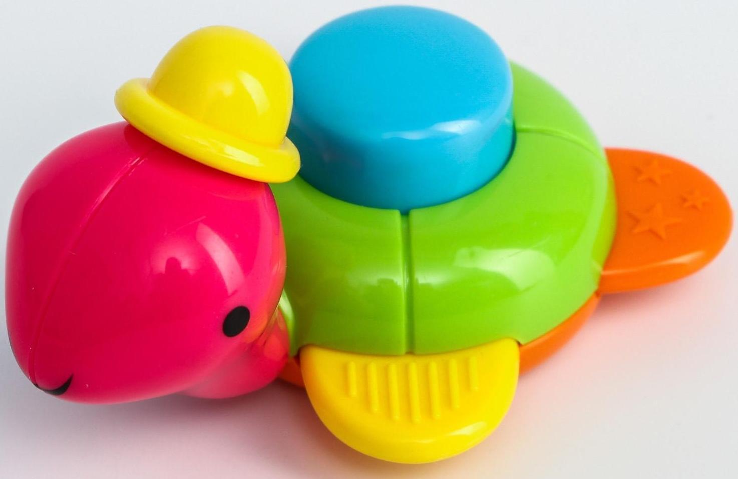 Погремушка «Черепашка», цвет МИКС