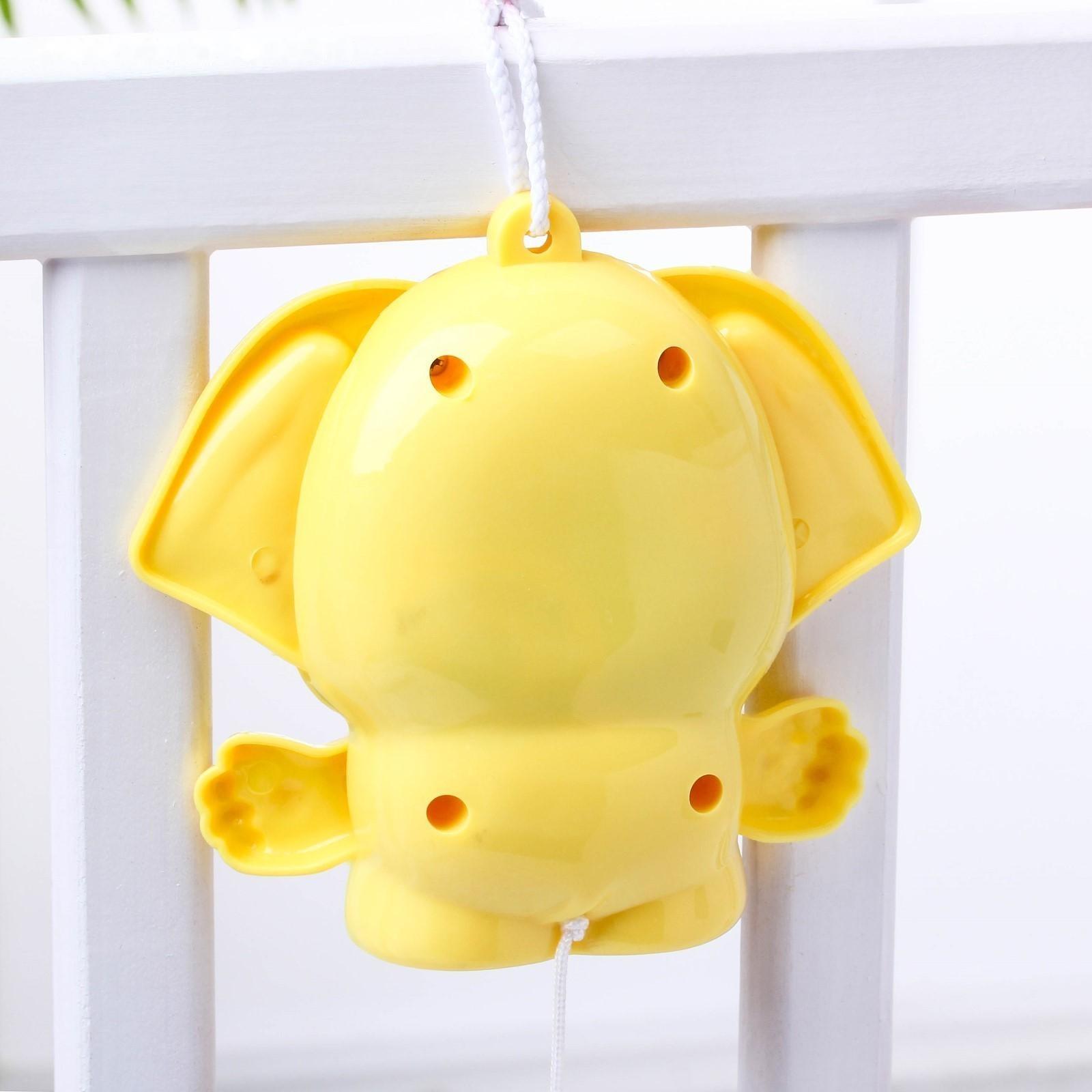 Подвеска музыкальная заводная «Слоник» на кроватку/коляску, цвет МИКС