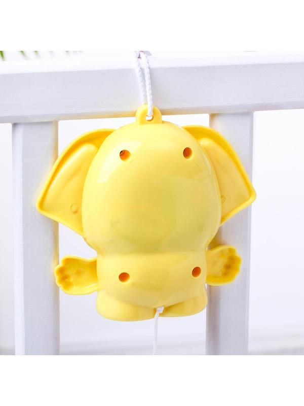 Подвеска музыкальная заводная «Слоник» на кроватку/коляску, цвет МИКС