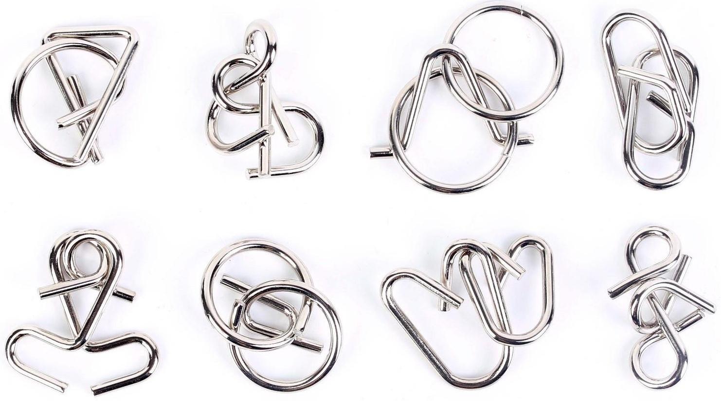 Головоломка металлическая «Загадки пиратов» набор 8 шт.