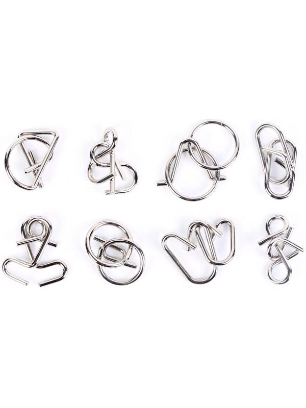 Головоломка металлическая «Загадки пиратов» набор 8 шт.