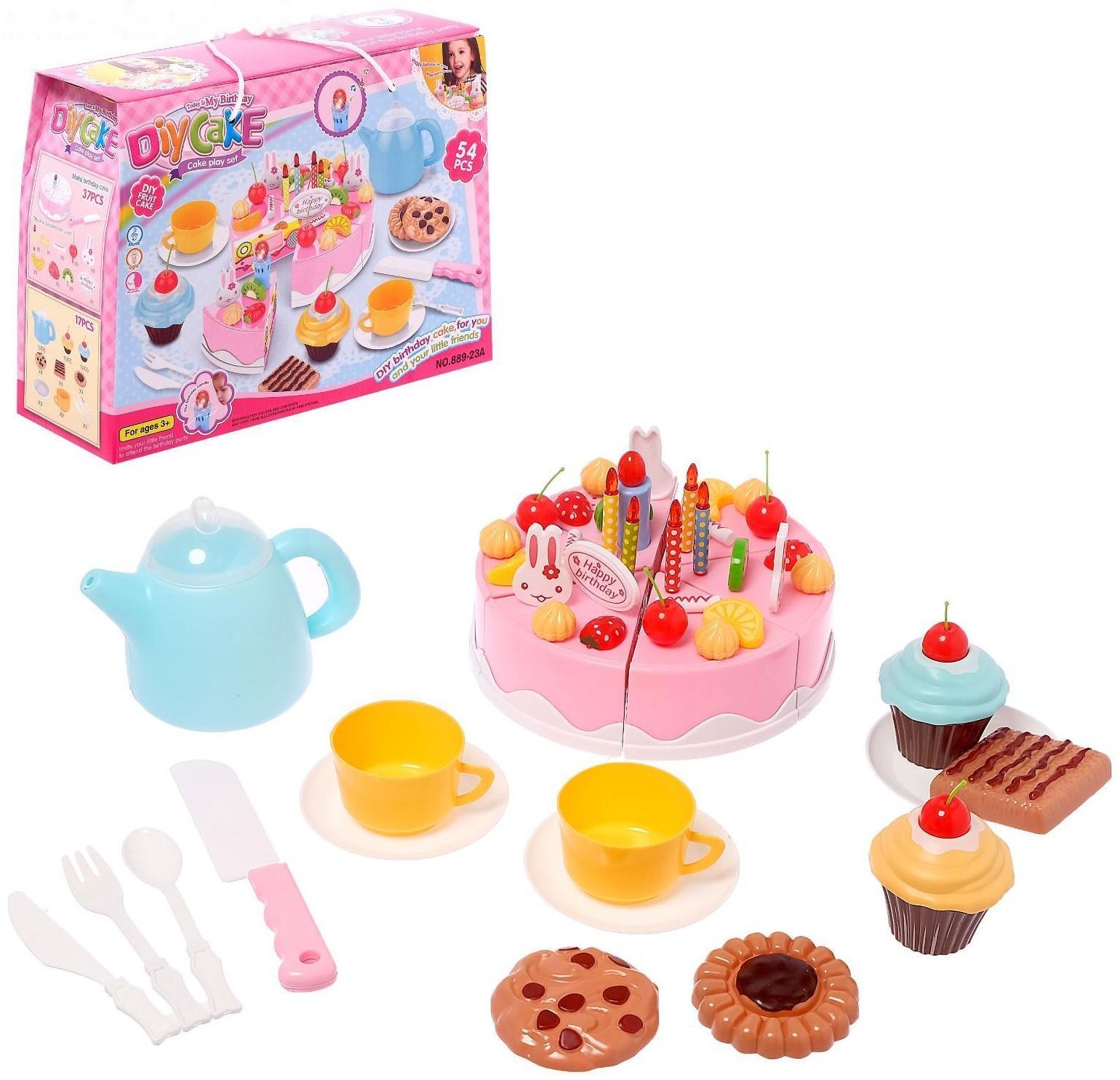 Торт с пирожным «Сладкоежка», 21 предмет