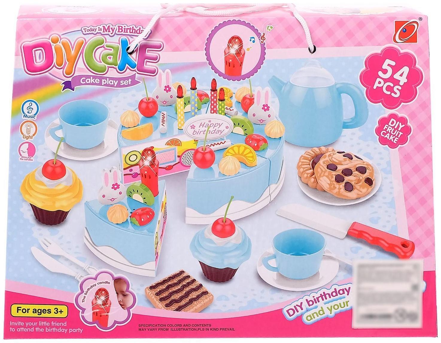 Торт с пирожным «Сладкоежка», 21 предмет