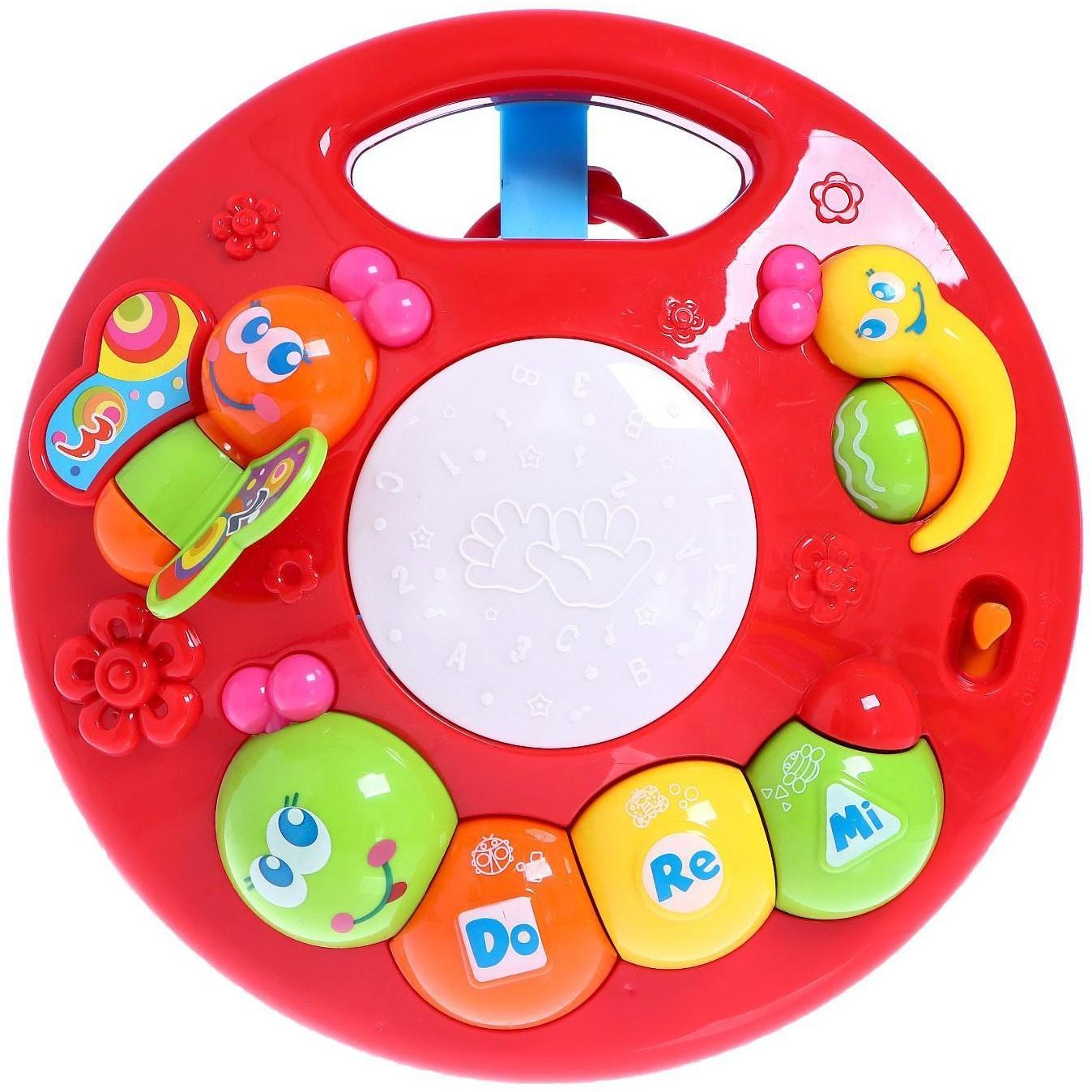 Детский музыкальный столик/подвеска 2 в 1, звуковые эффекты, работает от батареек