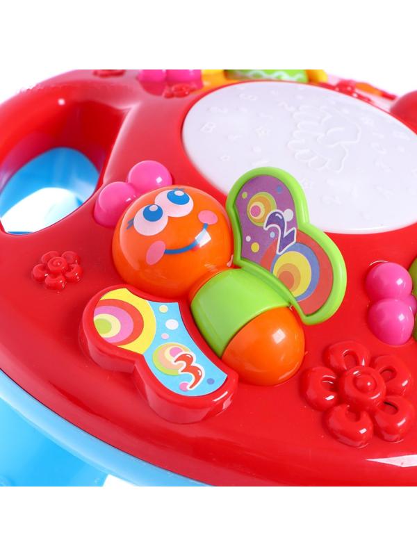 Детский музыкальный столик/подвеска 2 в 1, звуковые эффекты, работает от батареек