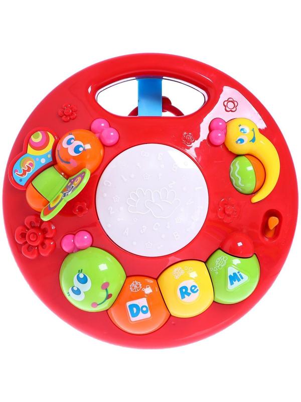Детский музыкальный столик/подвеска 2 в 1, звуковые эффекты, работает от батареек