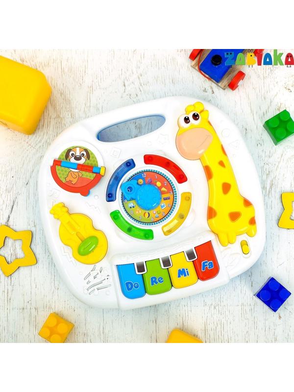 Детский музыкальный столик, звуковые эффекты, работает от батареек