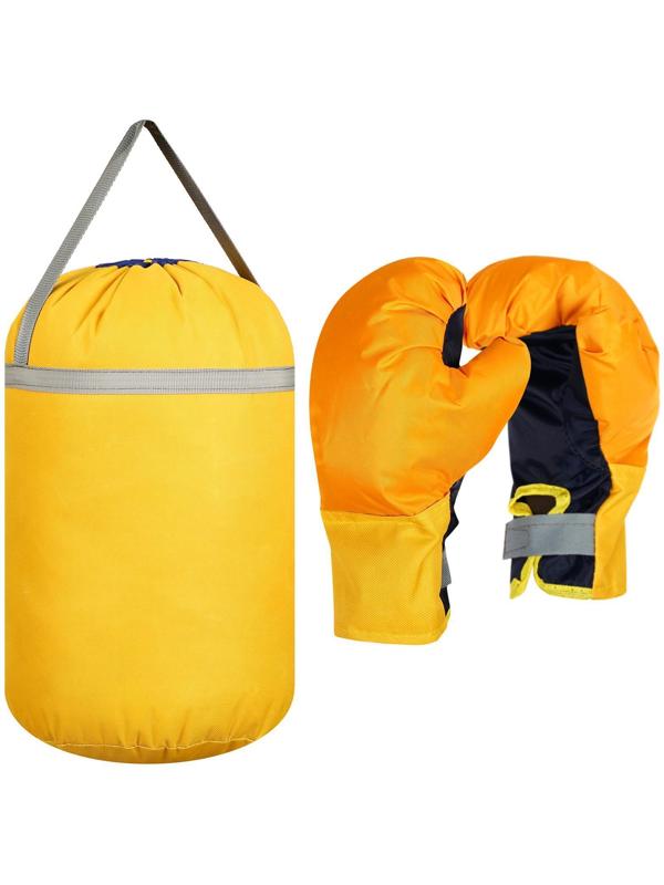 Детский боксёрский набор большой (перчатки+ груша d25 h40см), цвета микс