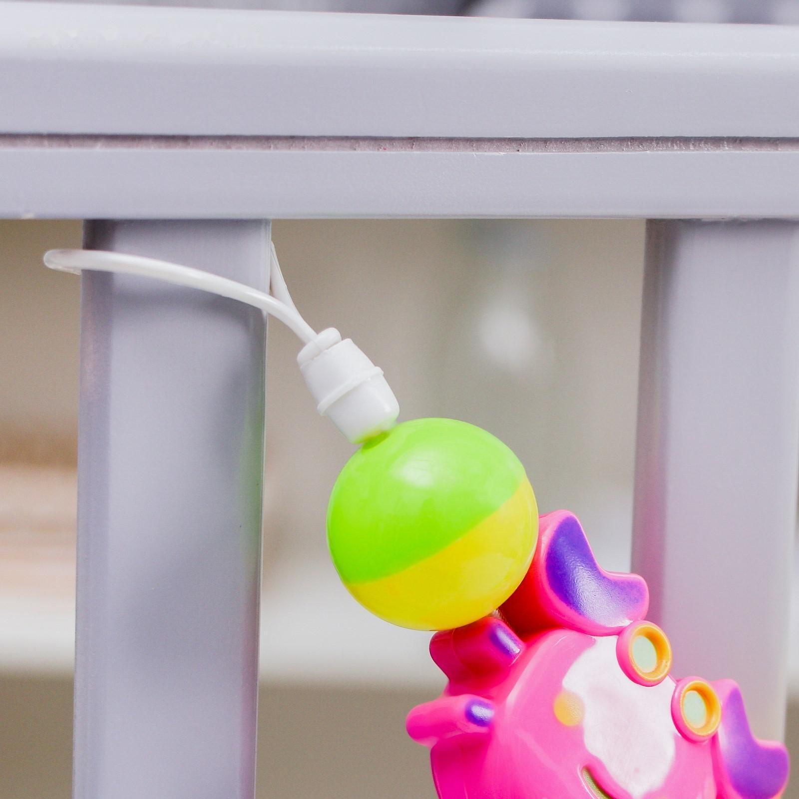 Растяжка на коляску/кроватку «Крабики», 3 игрушки, цвета МИКС, р-р 39-53