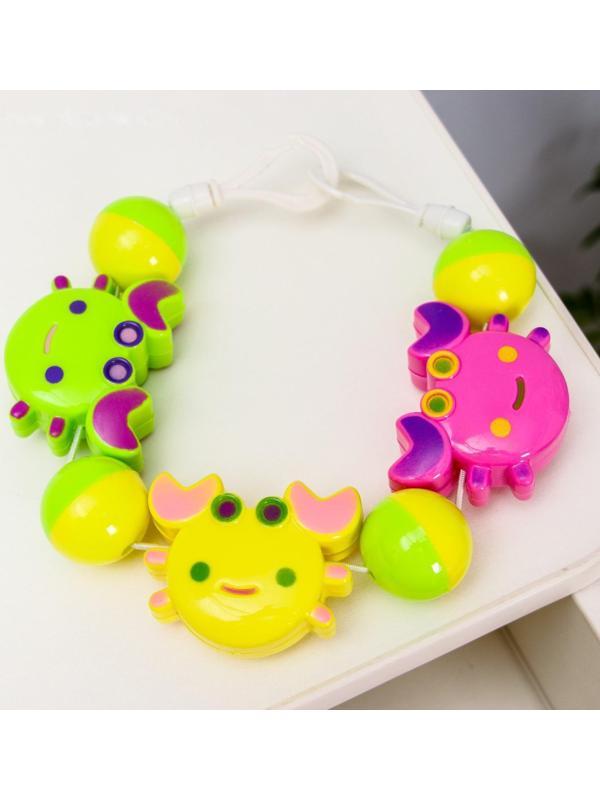 Растяжка на коляску/кроватку «Крабики», 3 игрушки, цвета МИКС, р-р 39-53