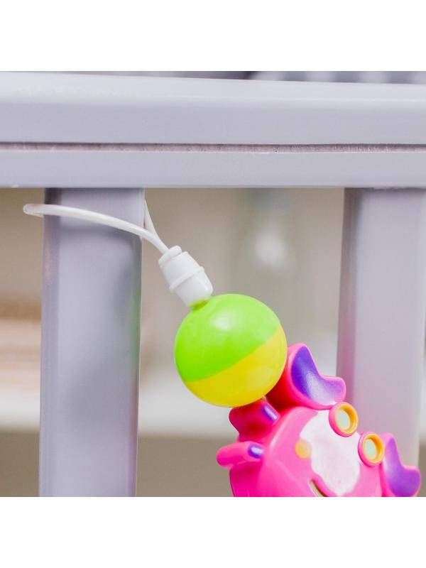 Растяжка на коляску/кроватку «Крабики», 3 игрушки, цвета МИКС, р-р 39-53