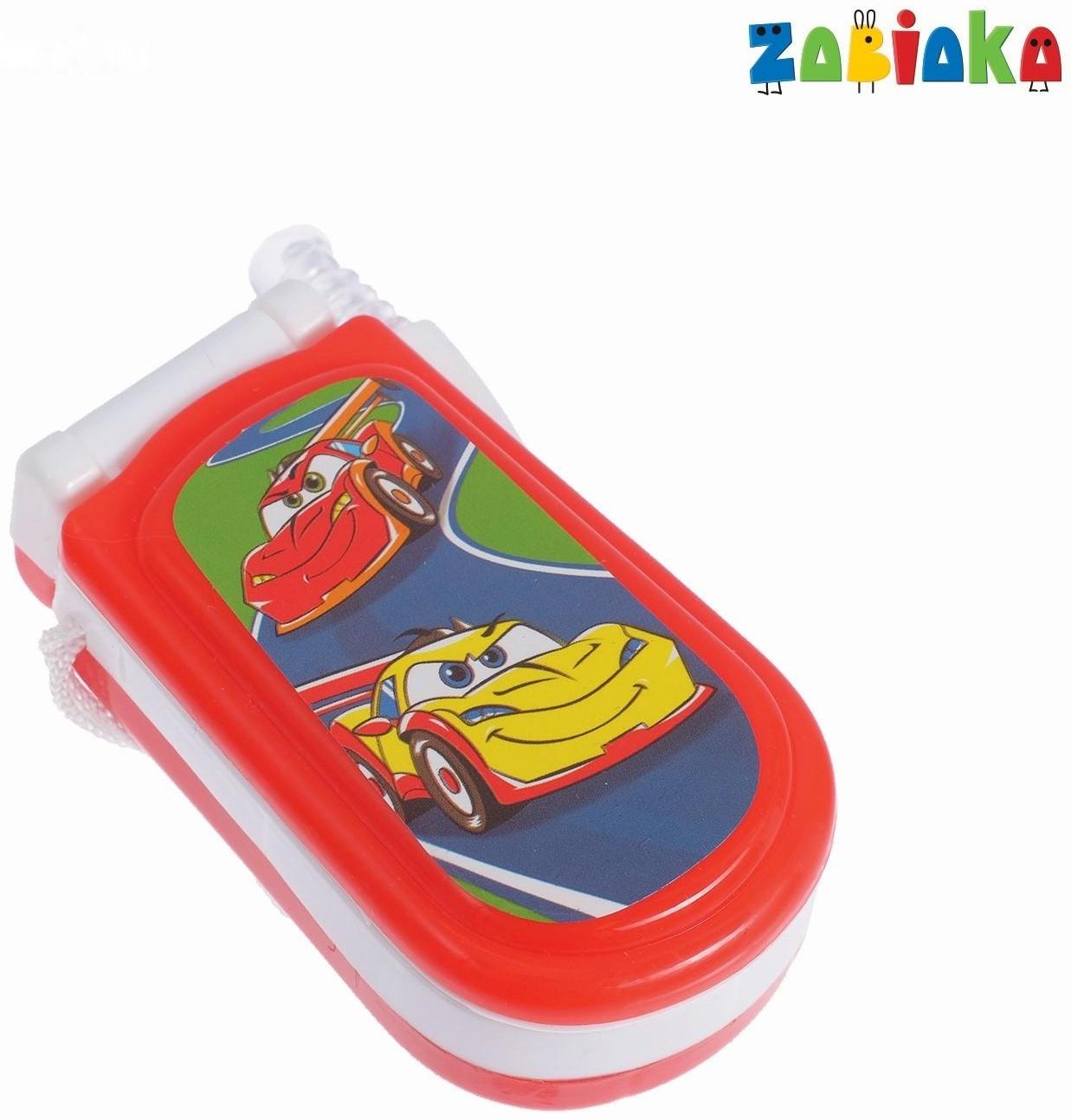 Музыкальный телефончик «Самый быстрый!», русская озвучка, световые эффекты, работает от батареек, МИКС