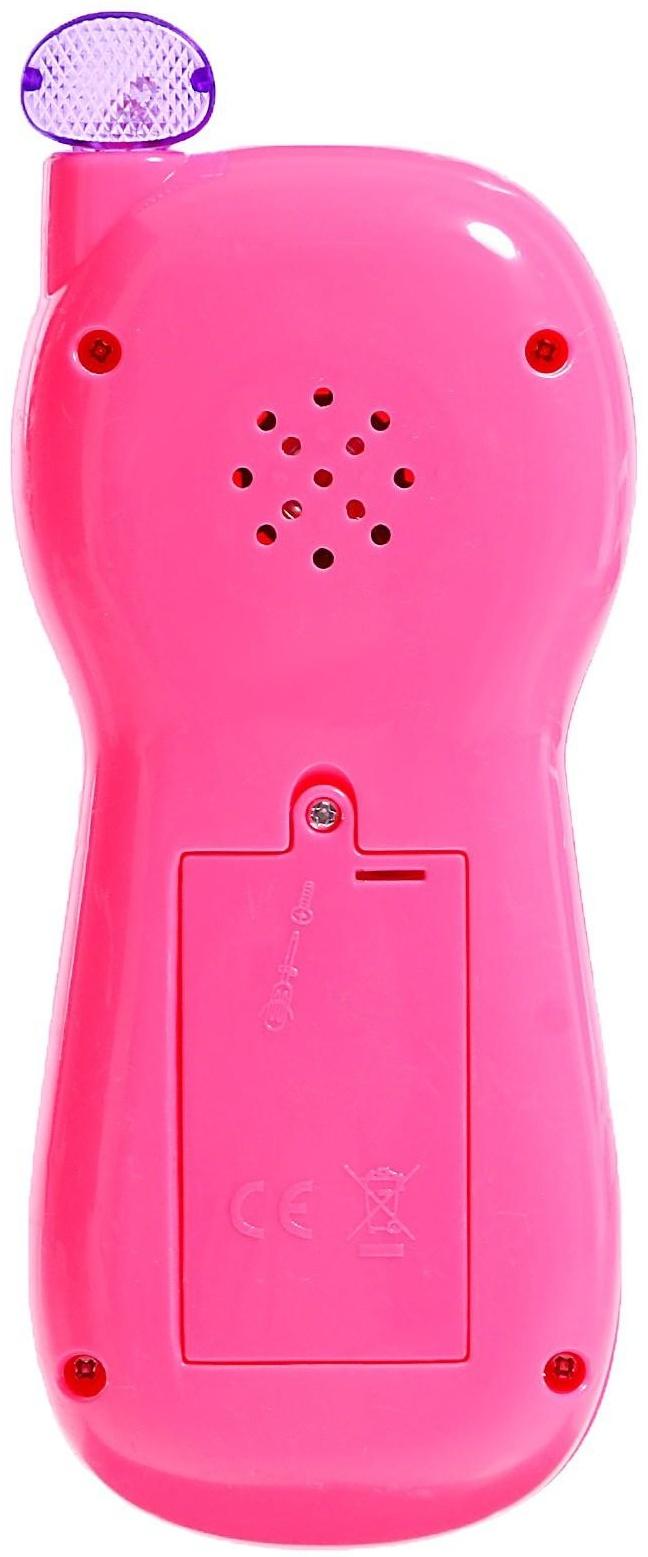 Телефончик музыкальный «Маленькая принцесса», световые эффекты, русская озвучка, работает от батареек