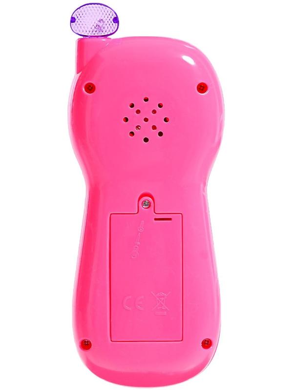 Телефончик музыкальный «Маленькая принцесса», световые эффекты, русская озвучка, работает от батареек