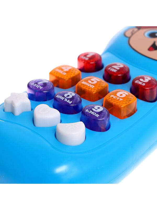 Телефончик музыкальный «Храбрый пират», световые эффекты, русская озвучка, работает от батареек