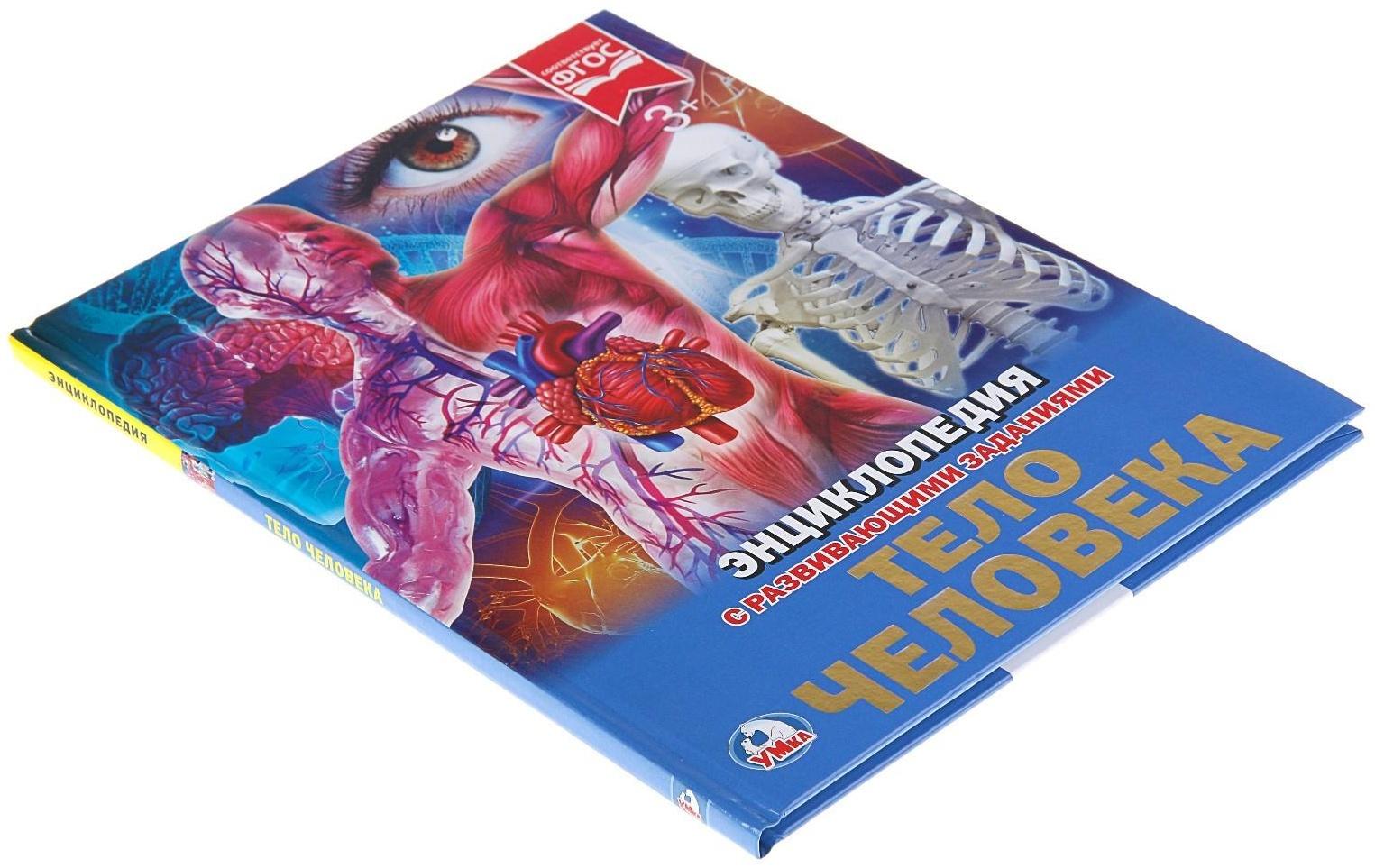 Энциклопедия с развивающими заданиями «Тело человека»