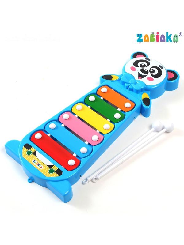 Металлофон «Панда», цвета МИКС