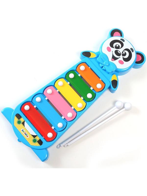 Металлофон «Панда», цвета МИКС