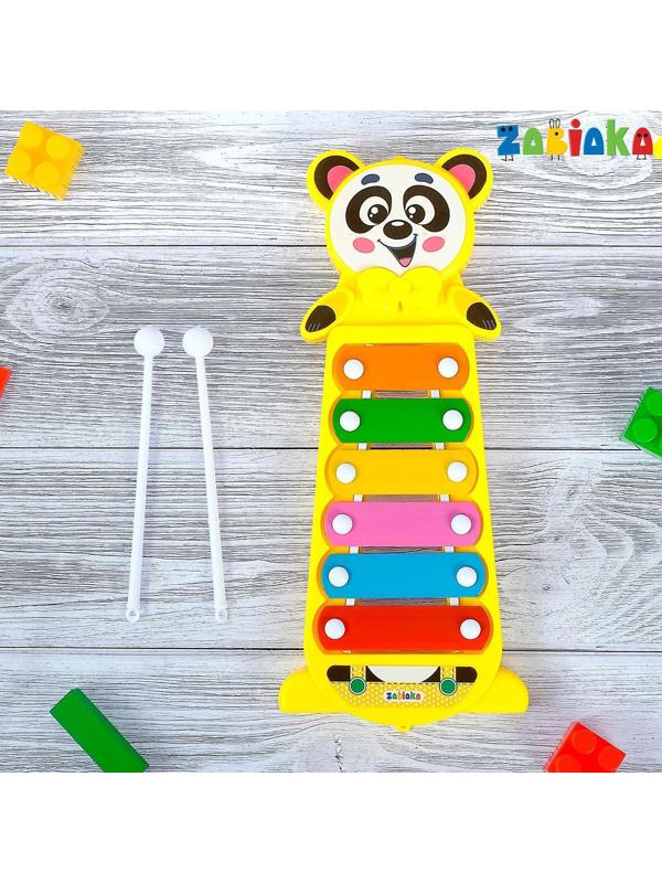 Металлофон «Панда», цвета МИКС